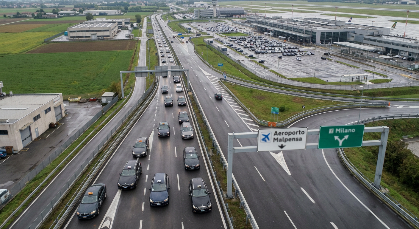 Taxi Milano Malpensa: tariffe fisse 2025 e prenotazione
